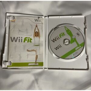 Nintendo Wii Fit Video GAME ONLY Balance Strength Flexibility Disc & Manual